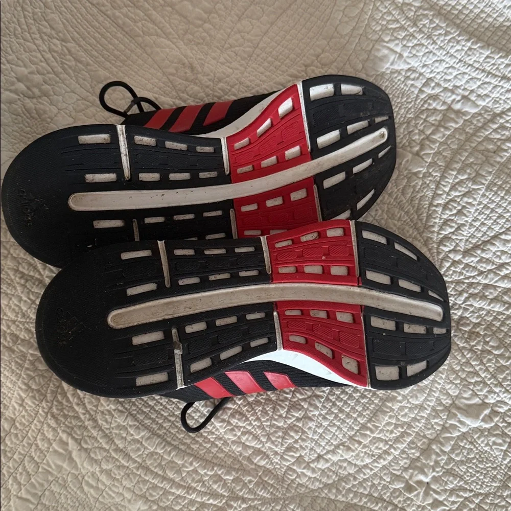 Adidas Black and Red Athletic Shoes. - Picture 3 of 4
